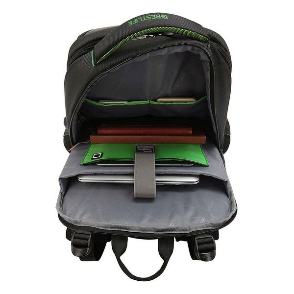 Gaming Laptop Backpack Bestlife Black Green - Image 7